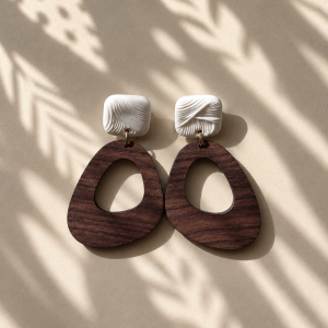 Pendientes Origen · Crema