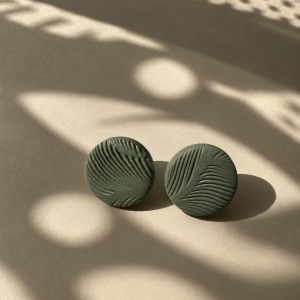 Pendientes Brote · Verde