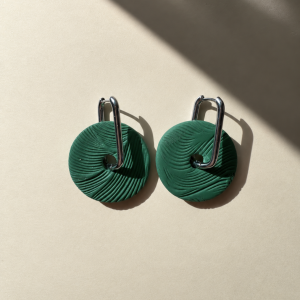 Pendientes Eco · Verde